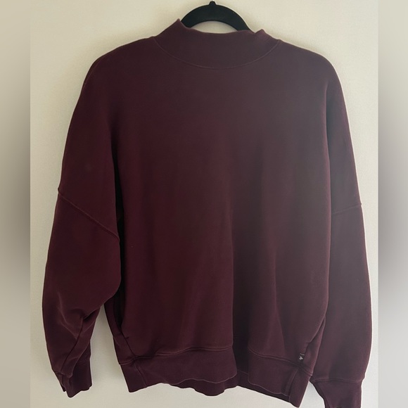 BURGUNDY TNA SWEATER - Picture 1 of 4